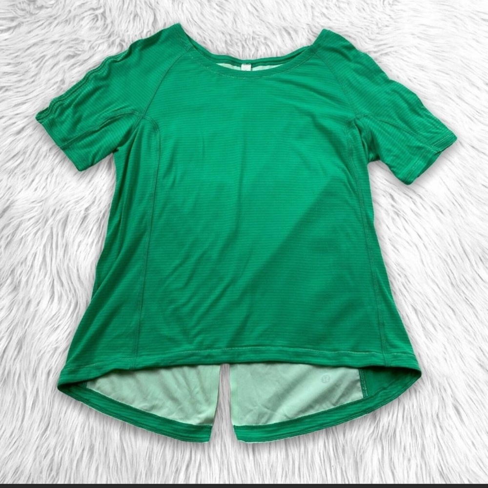 Lululemon Open Back Workout Top Size 8